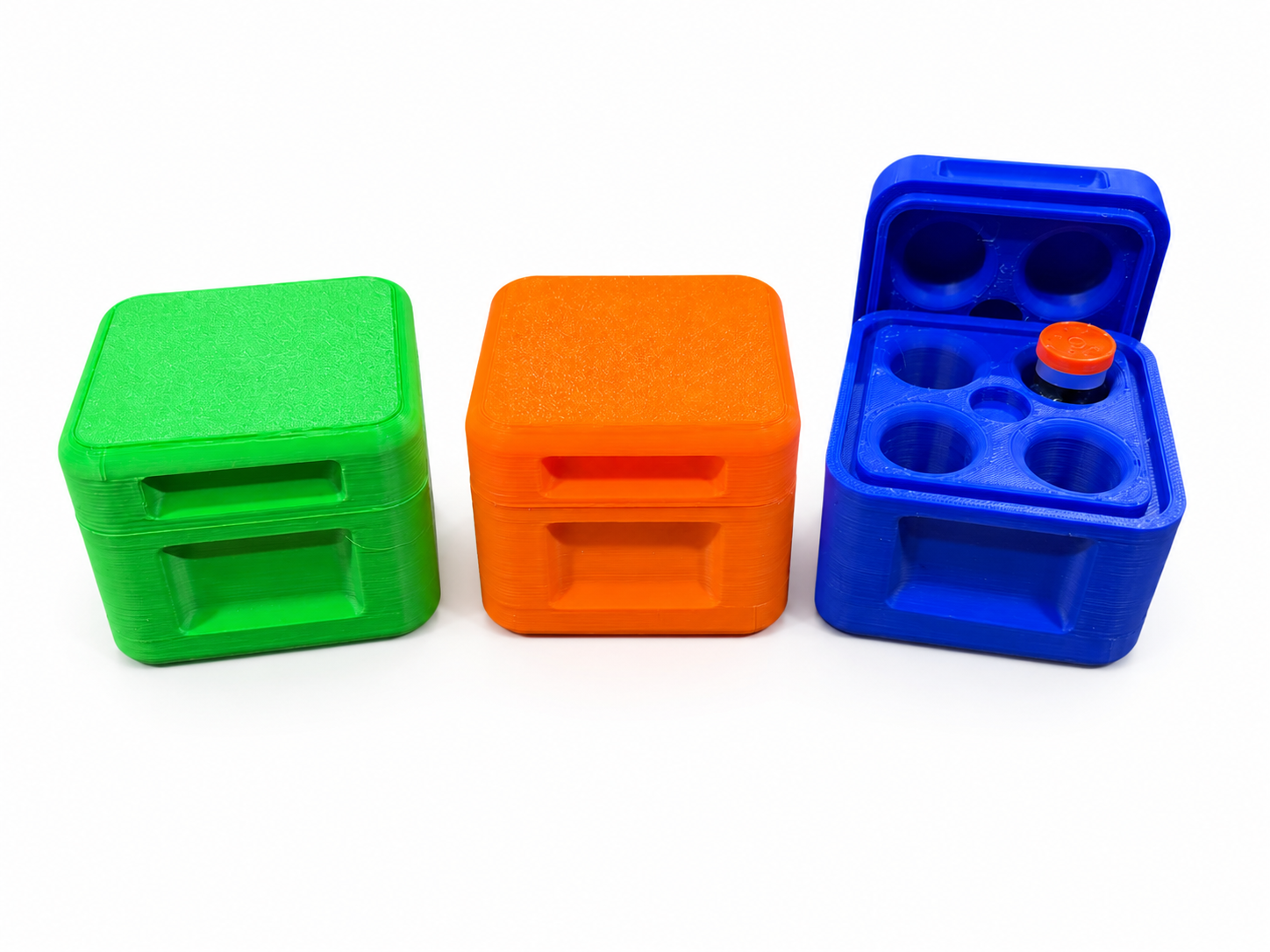 Magnetic 4-Vial Storage Case